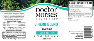 3 Herb Blend (2oz Tincture)