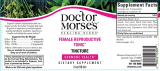 Female Reproductive Tonic (2oz Tincture)
