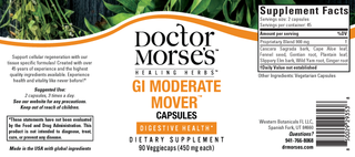 GI Moderate Mover - (Formerly GI Renew #3 - Moderate) (90 Capsules)