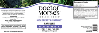 High Energy by Nature (360 Capsules)