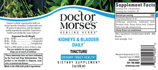 Kidneys & Bladder Daily - (Formerly Kidneys & Bladder 3 - Cleanser) (2oz Tincture)