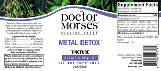 Metal Detox - (Formerly Chem/Metal Detox) (2oz Tincture)